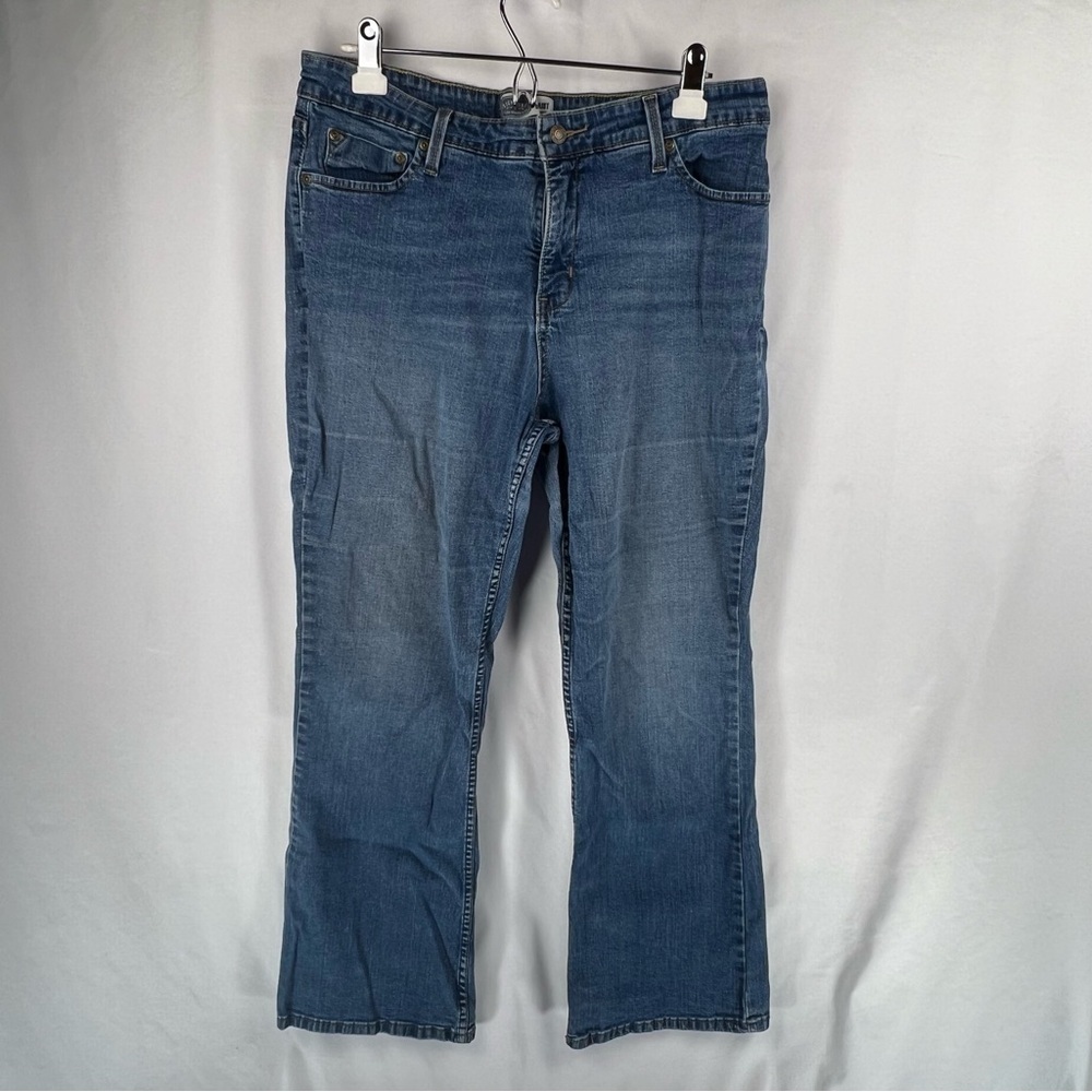 Signature by Levi - At Waist Bootcut - Women's Jeans - Ladies 16 Short - Blue